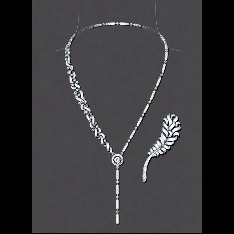 12 - Plume Singulière sketch Plume de Chanel collection