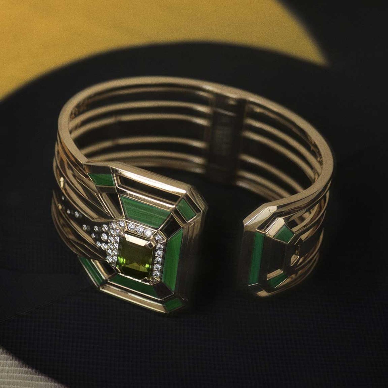 Chanel Gallery My Green tourmaline cuff