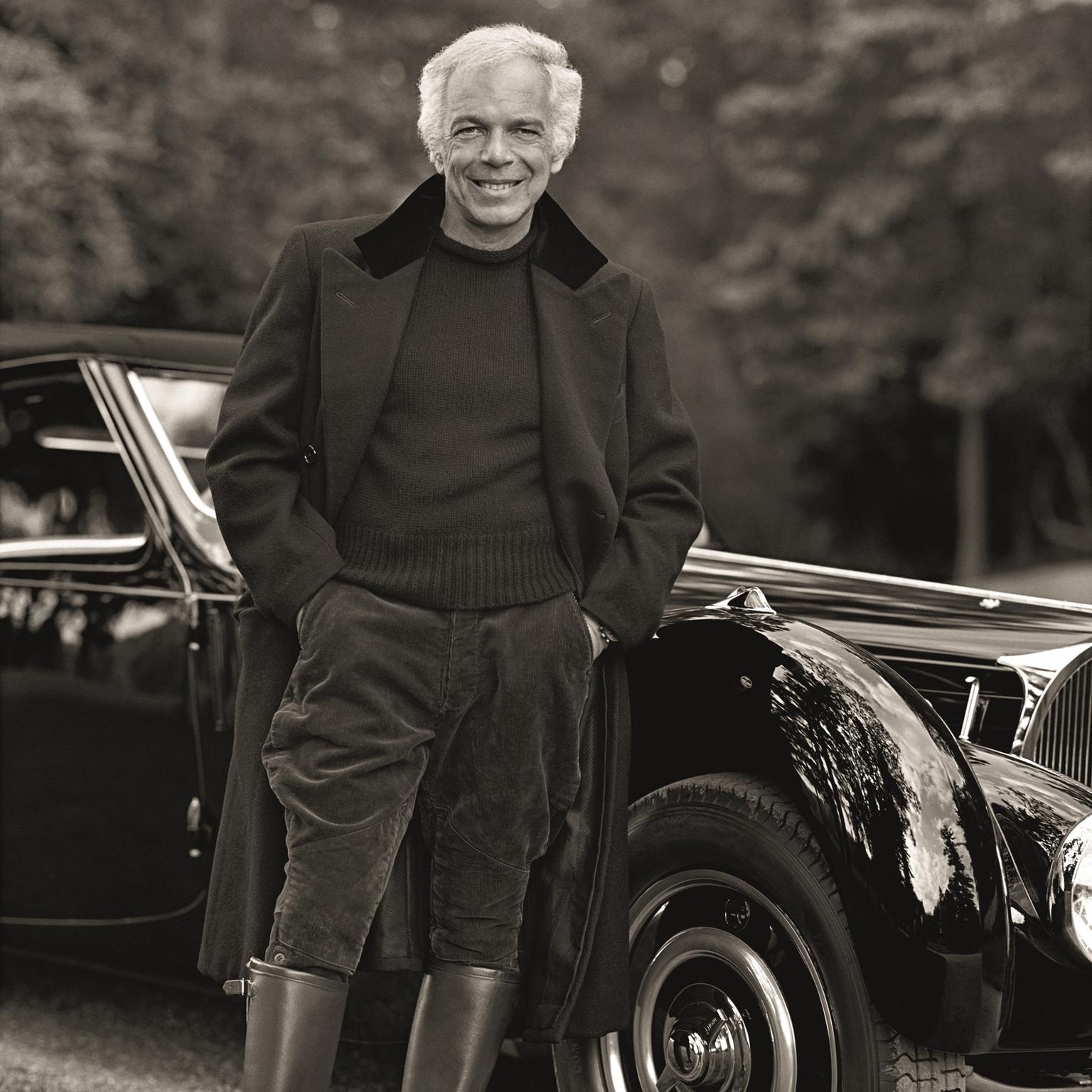 Ralph Lauren and his 1938 Bugatti 57SC Atlantic Coupe