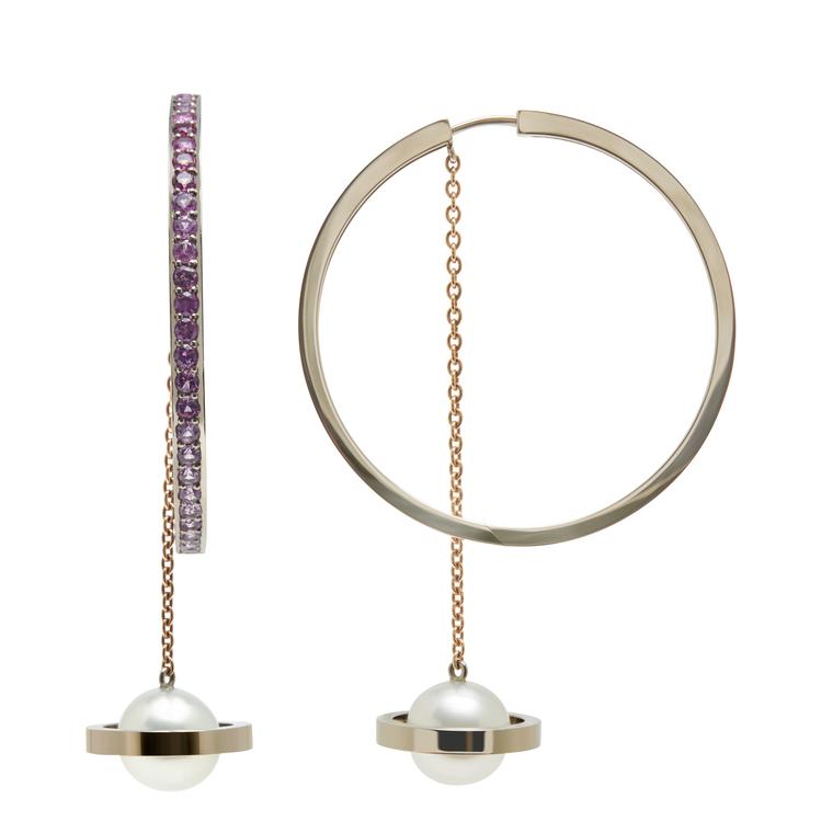 Alina Abegg Saturnation Hoop earrings