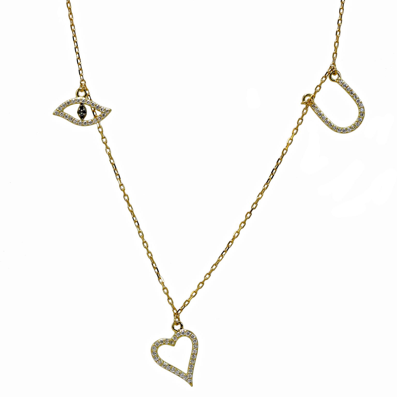 Khai Khai Eye Luv U necklace