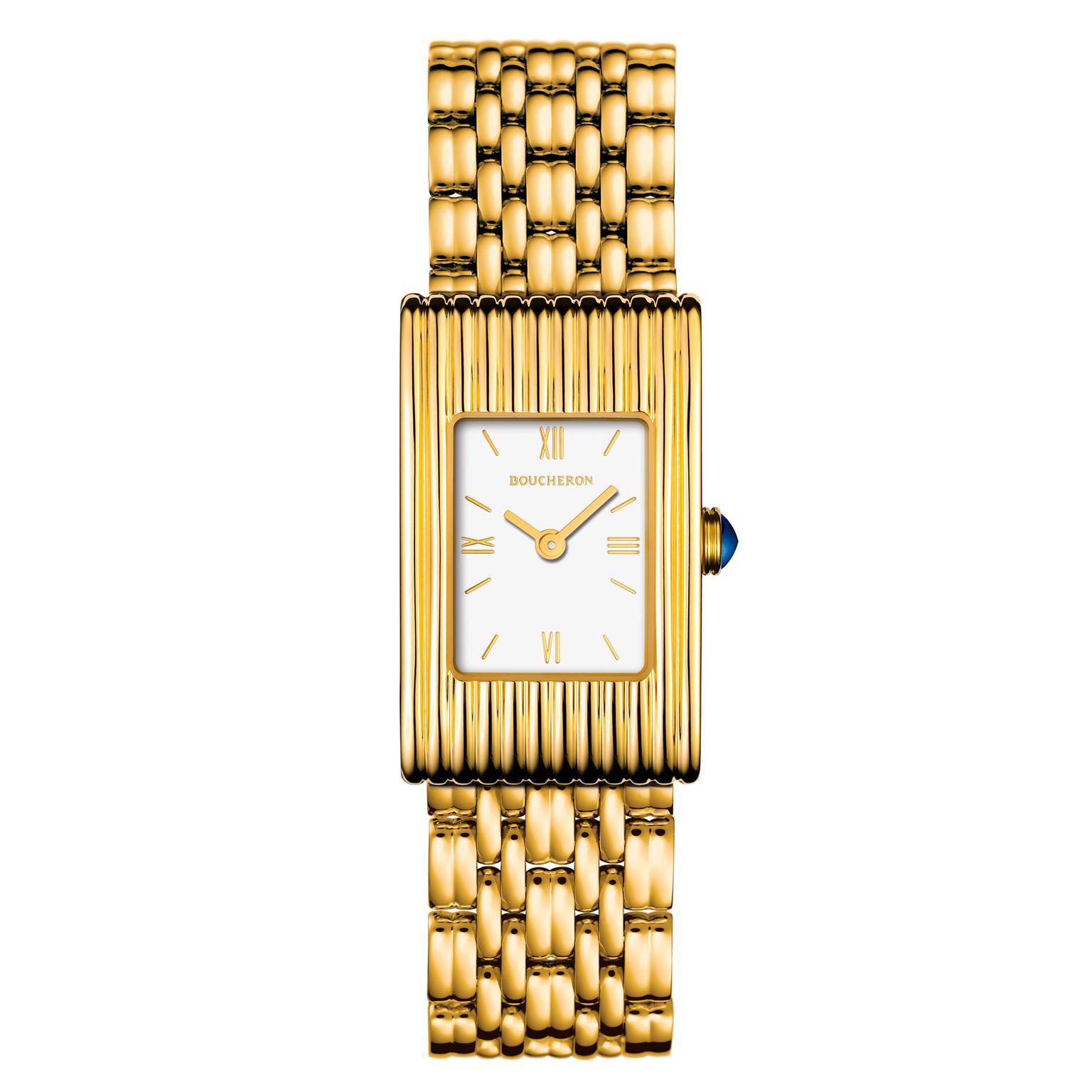 Reflet watch in yellow gold | Boucheron | The Jewellery Editor