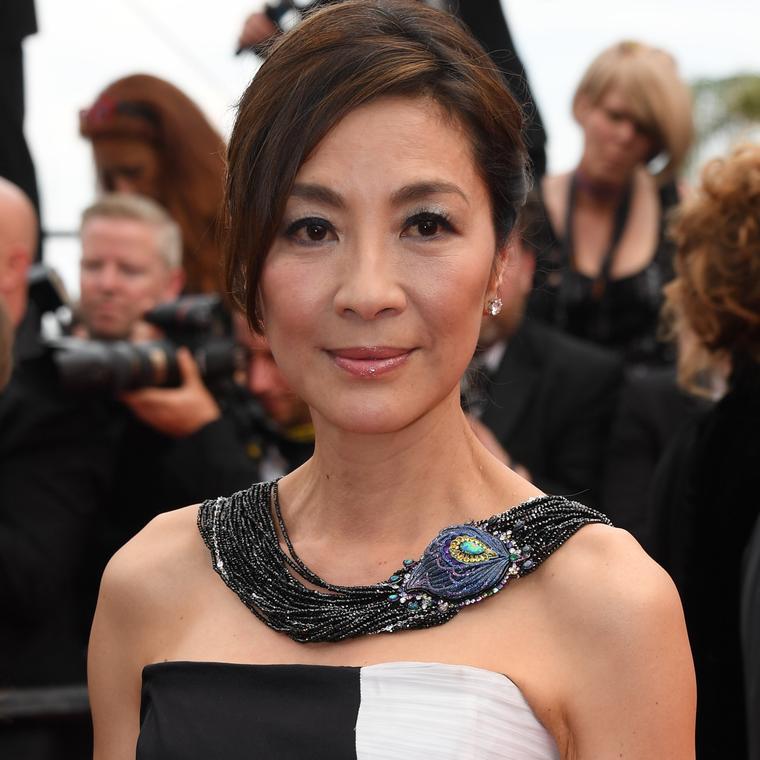 Michelle Yeoh Cannes 2017 in Chopard necklace