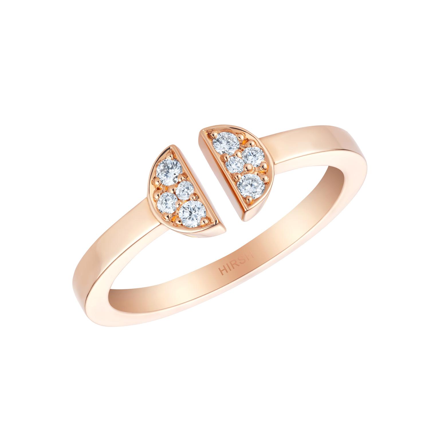 Fizz ring in yellow gold by Hirsh