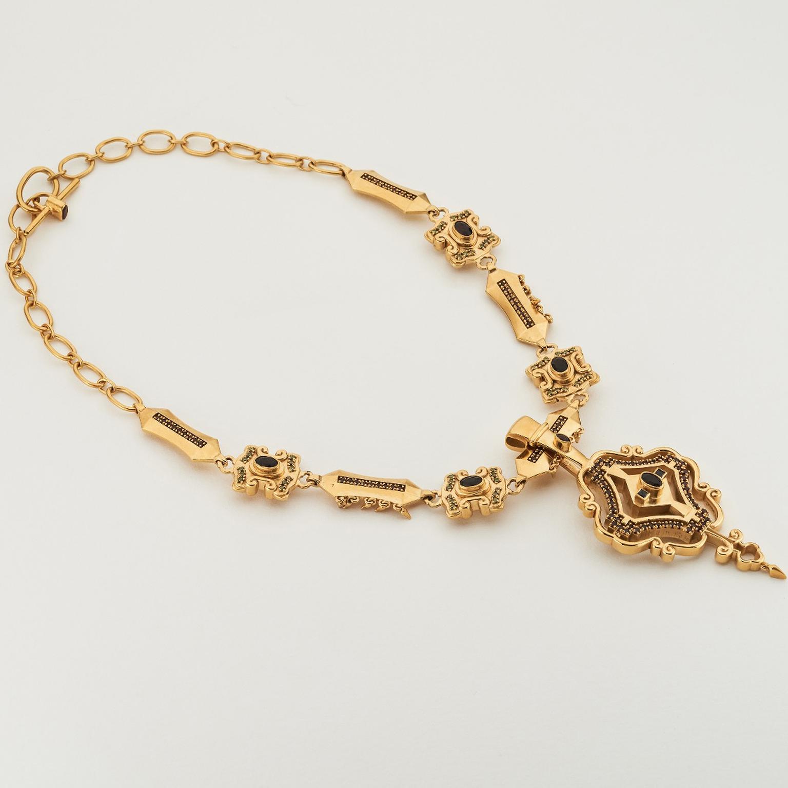 Baroque Architecture Inspired Neckpiece by Ruby Lanigan