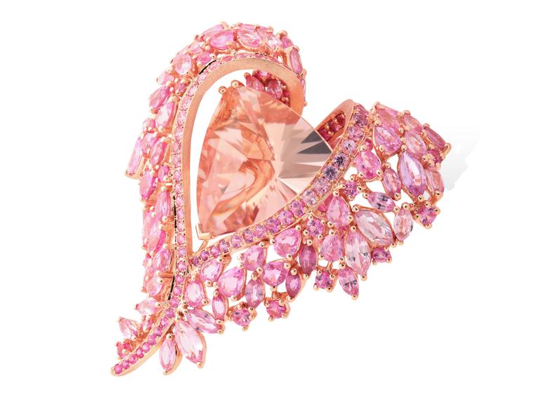 Lydia Courteille La Vie en Rose Leda morganite bracelet