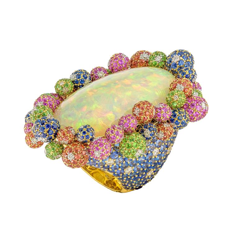 Margot McKinney Australian opal ring