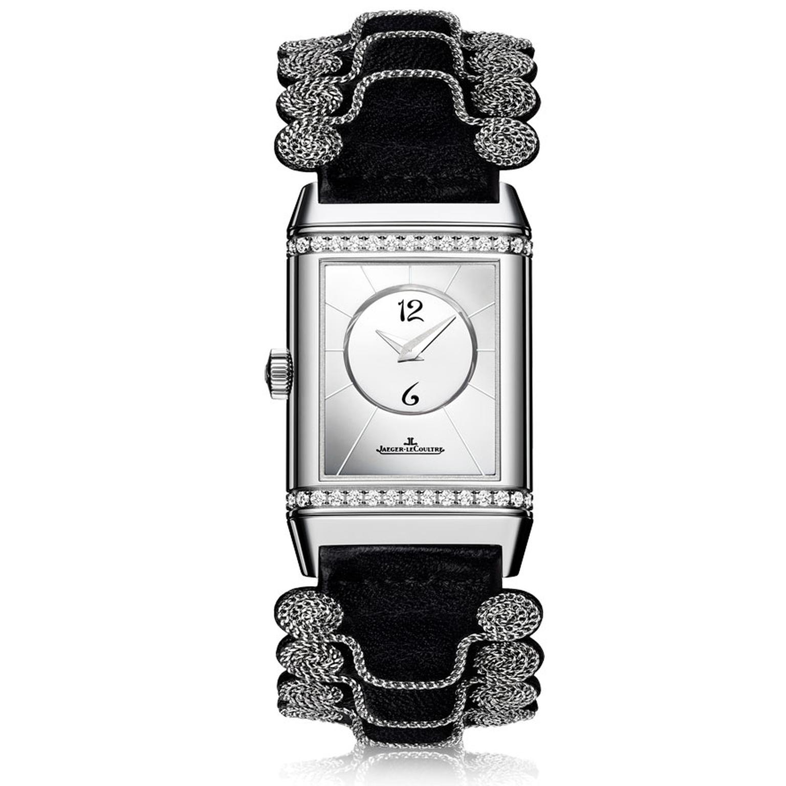 Jaeger-LeCoultre Reverso Duetto Louboutin Officer strap black