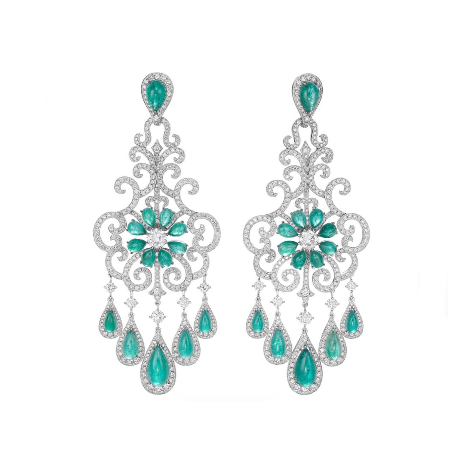 Chopard Red Carpet collection Paraiba tourmaline earrings