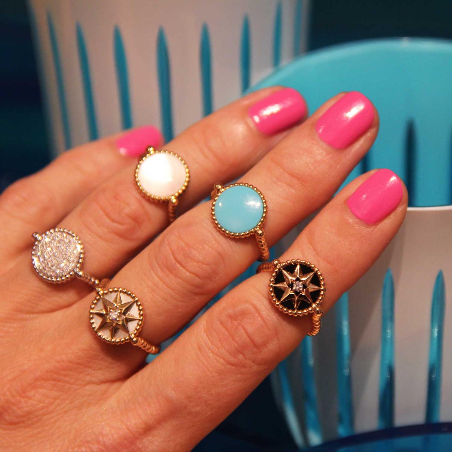 Dior rose shop des vents ring
