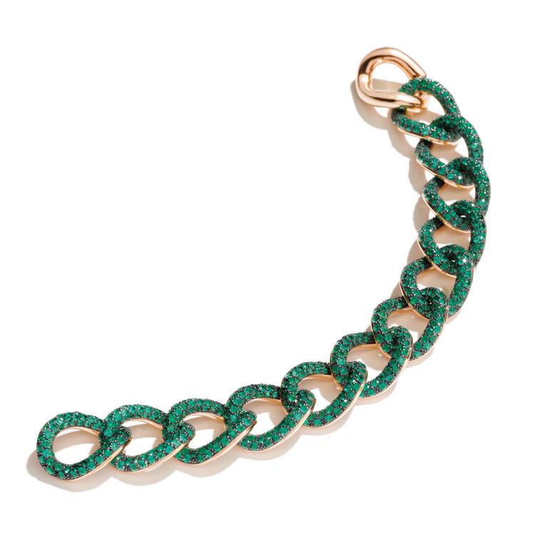 Pomellato Pom Pom Tango Color emerald bracelet