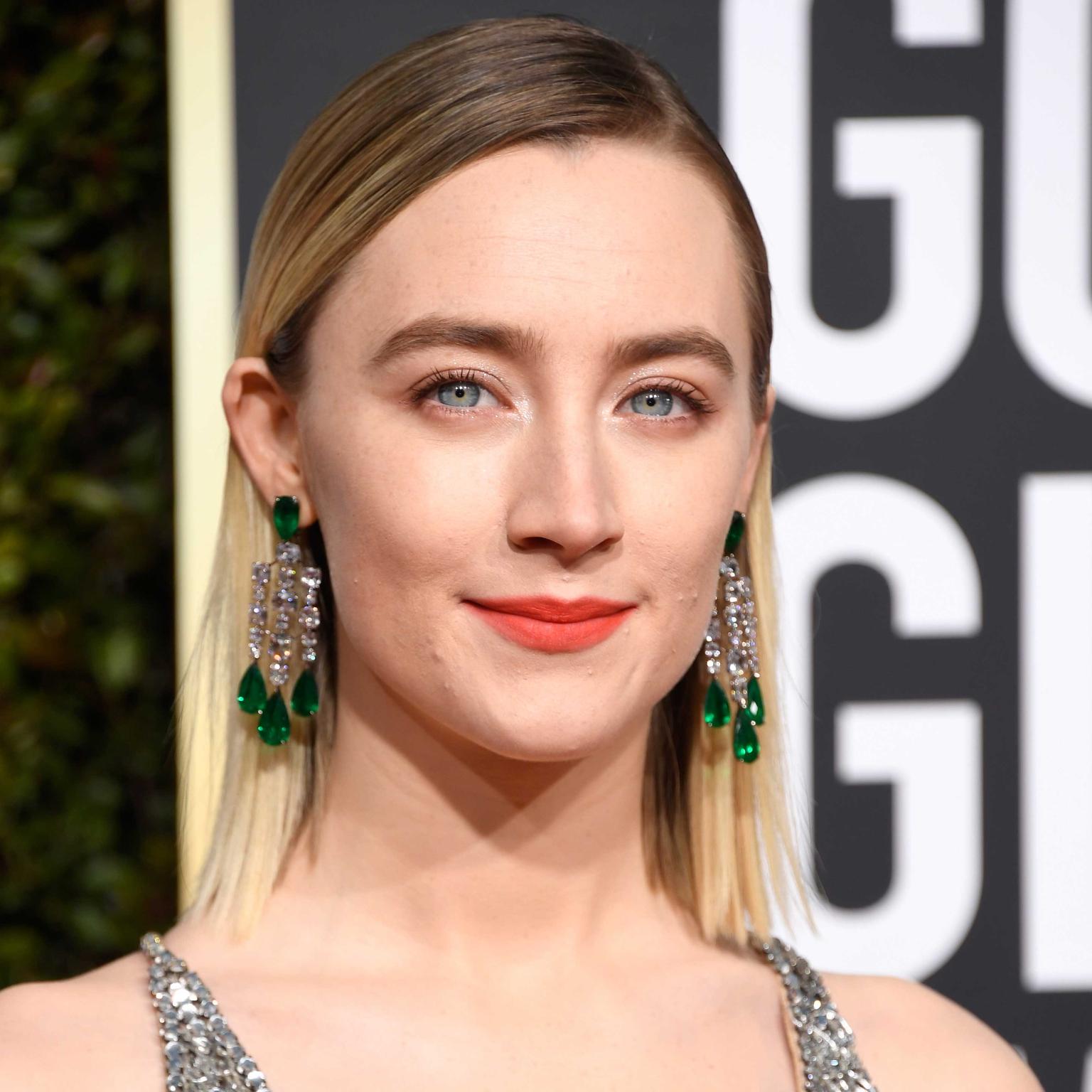 Saoirse Ronan Golden Globes Chopard jewels 2019