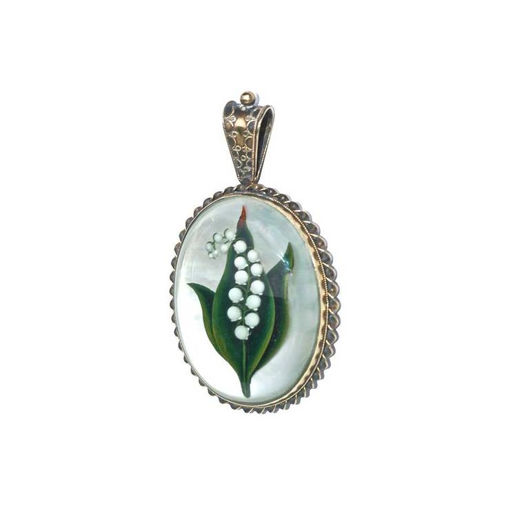 Rowan & Rowan Lily of the Valley pendant circa 1890