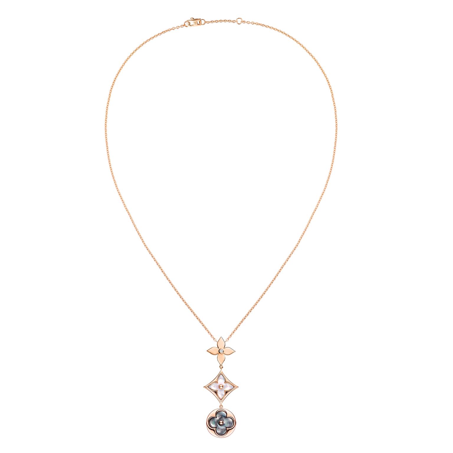 Louis Vuitton Dainty Pearl Pendant Necklace