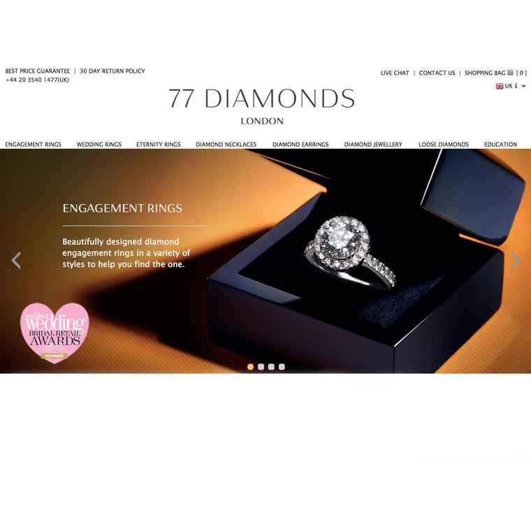 77 Diamonds online jewellery boutique