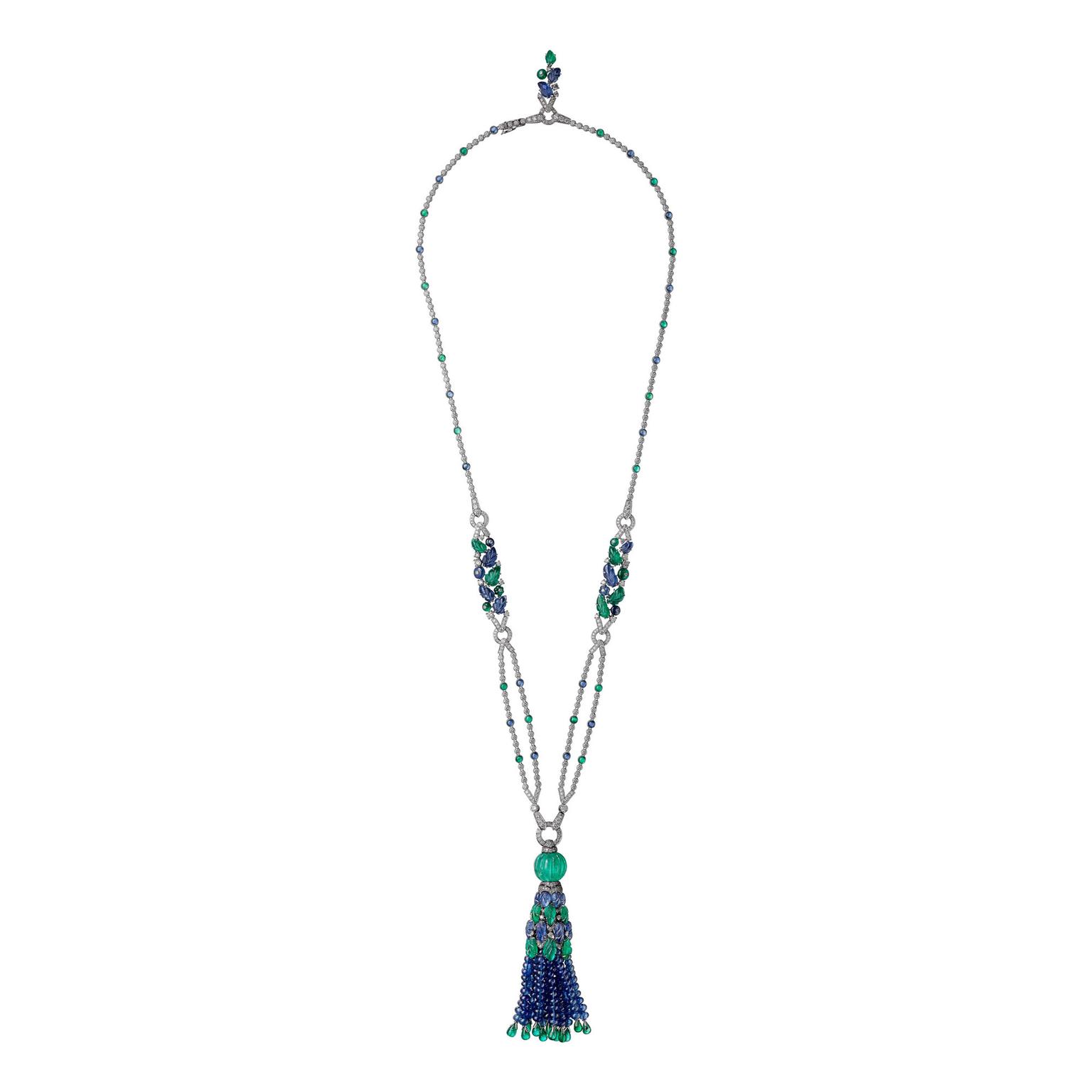 Cartier Étourdissant emerald, sapphire and diamond necklace