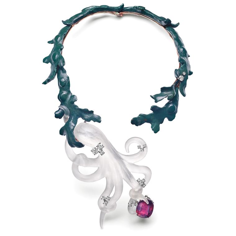 Chaumet Octopus necklace 1970 designed by Robert Lemoine