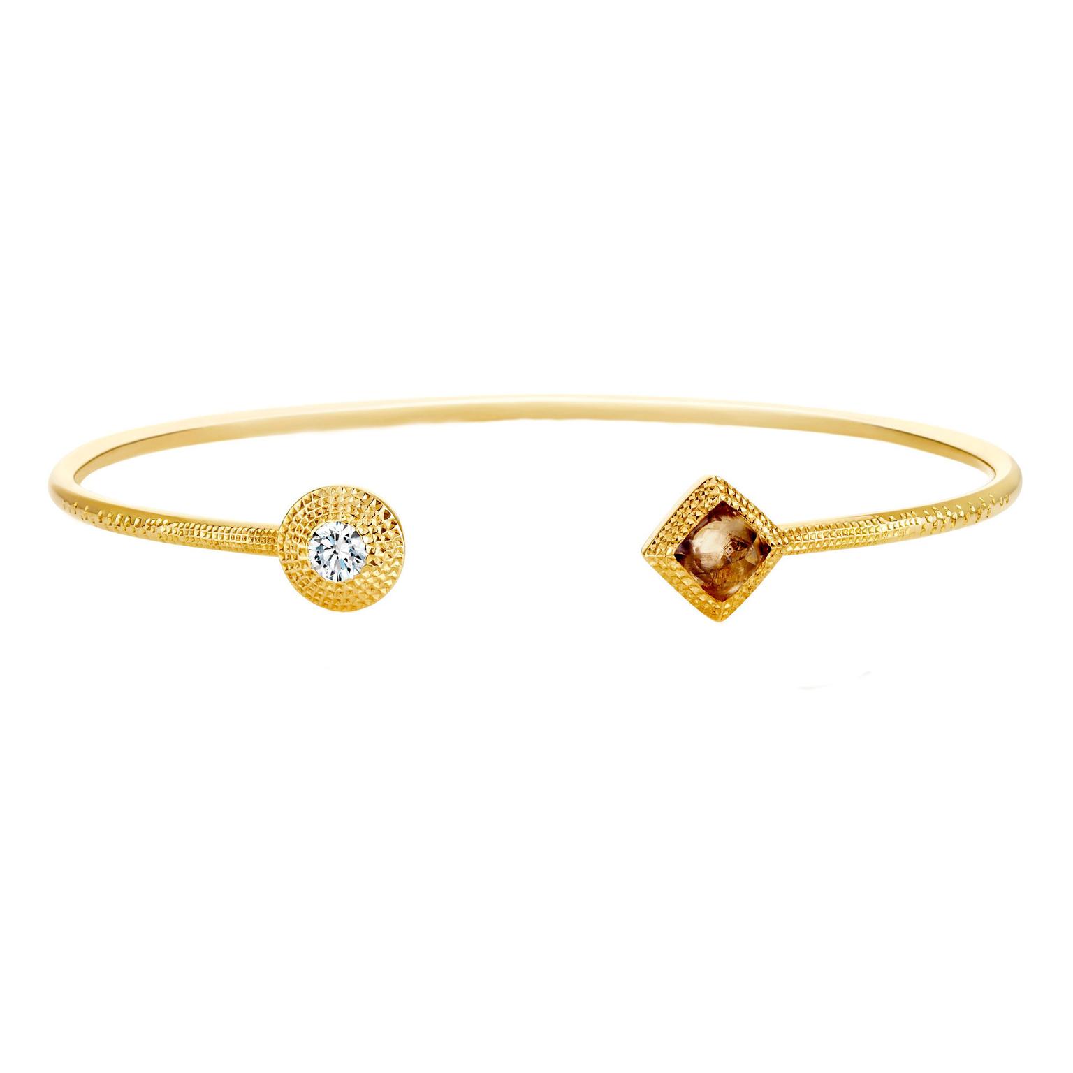 De Beers Talisman open bangle