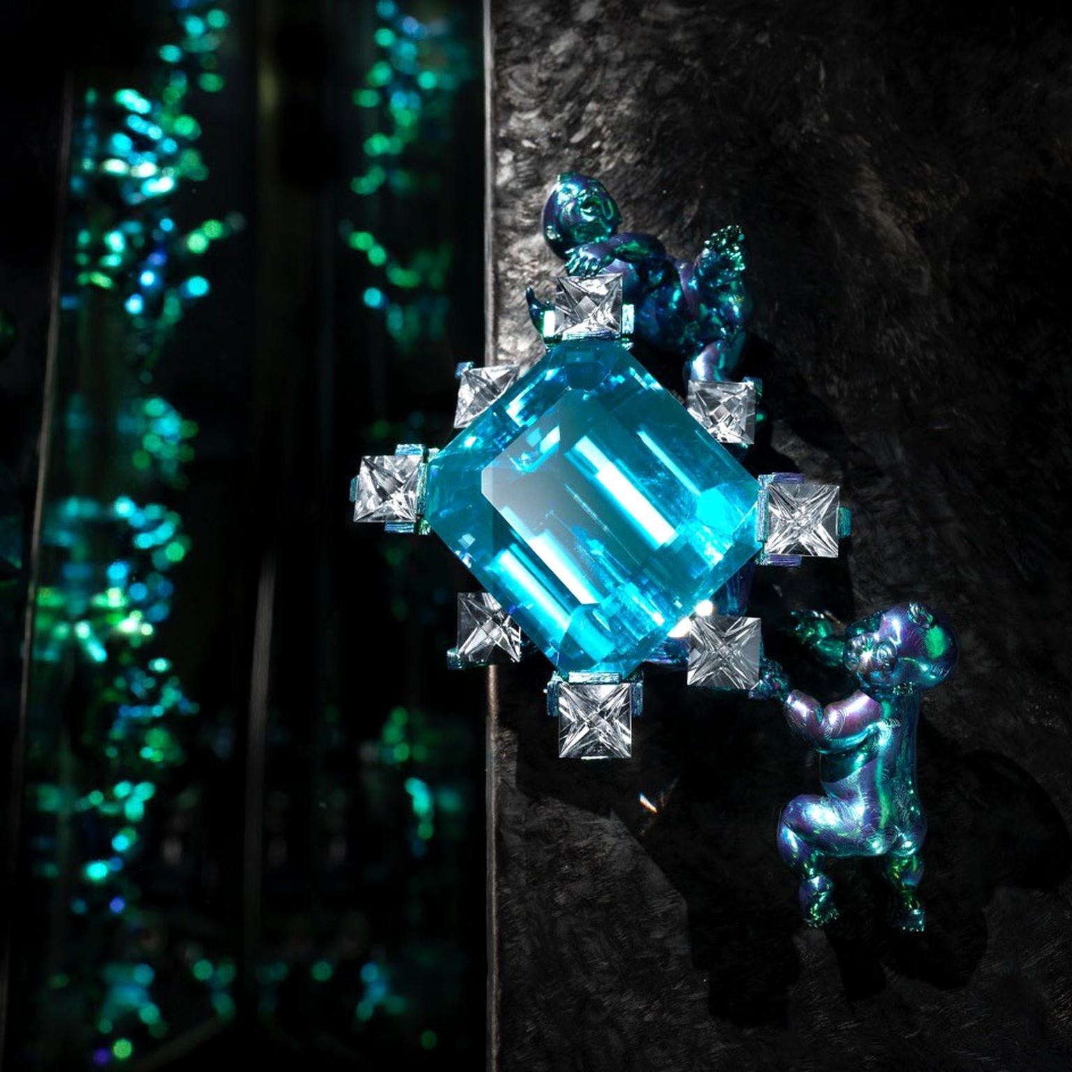 Wallace Chan blue topaz Origin of Light Series