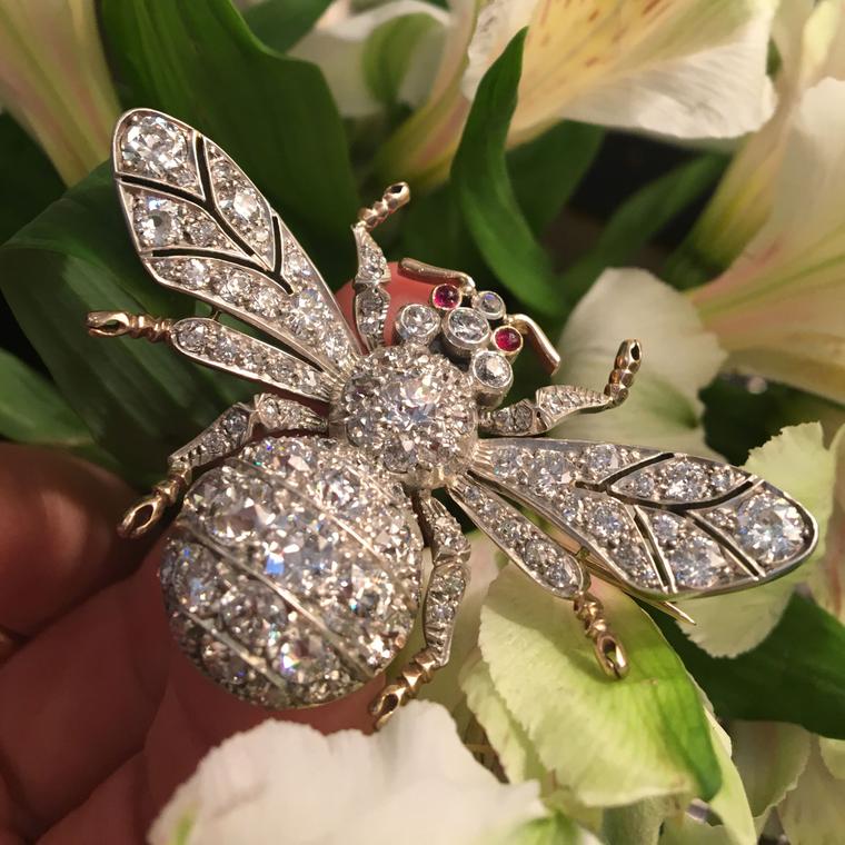 Bentley & Skinner bee brooch 