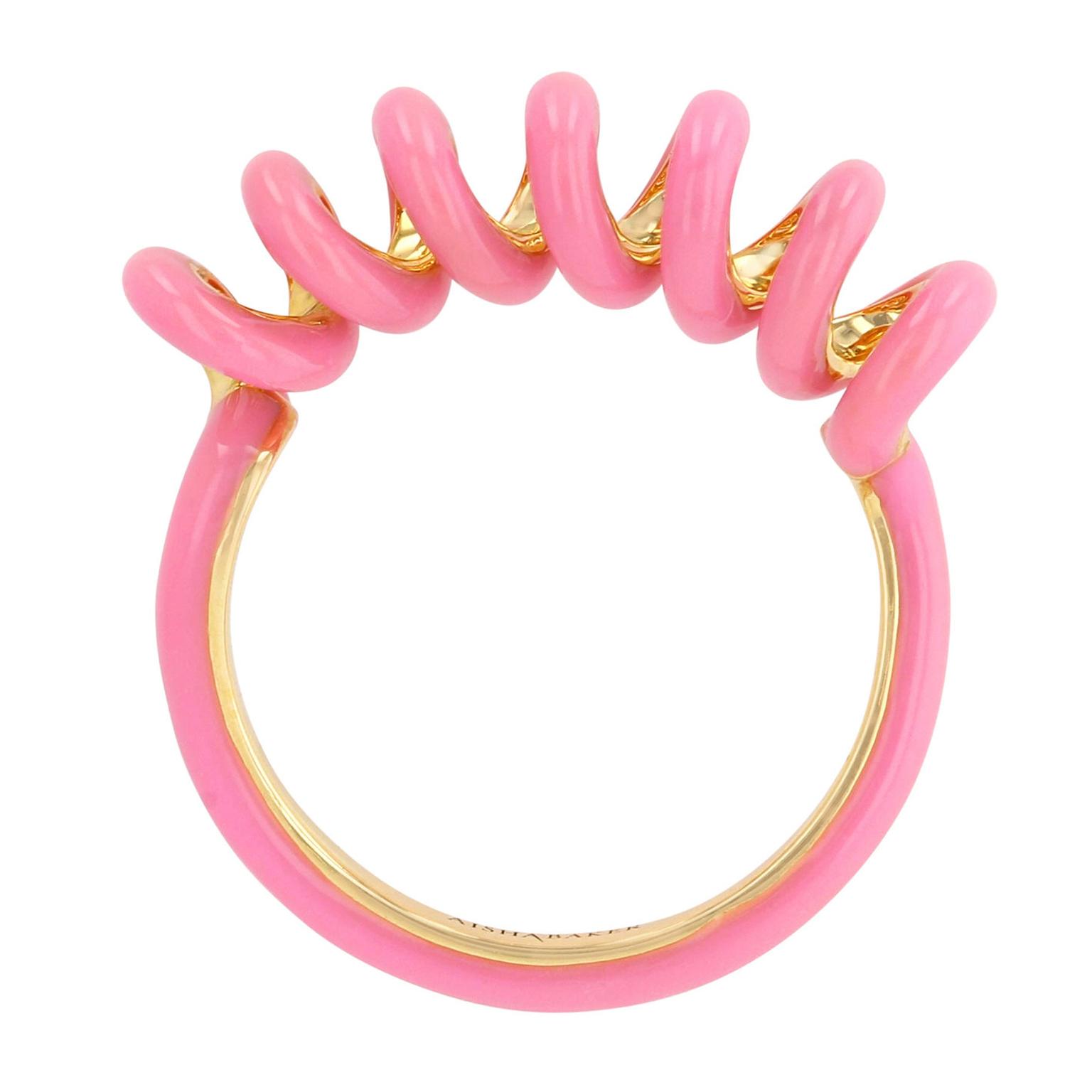 Aisha Baker Pink Chitchat Ring