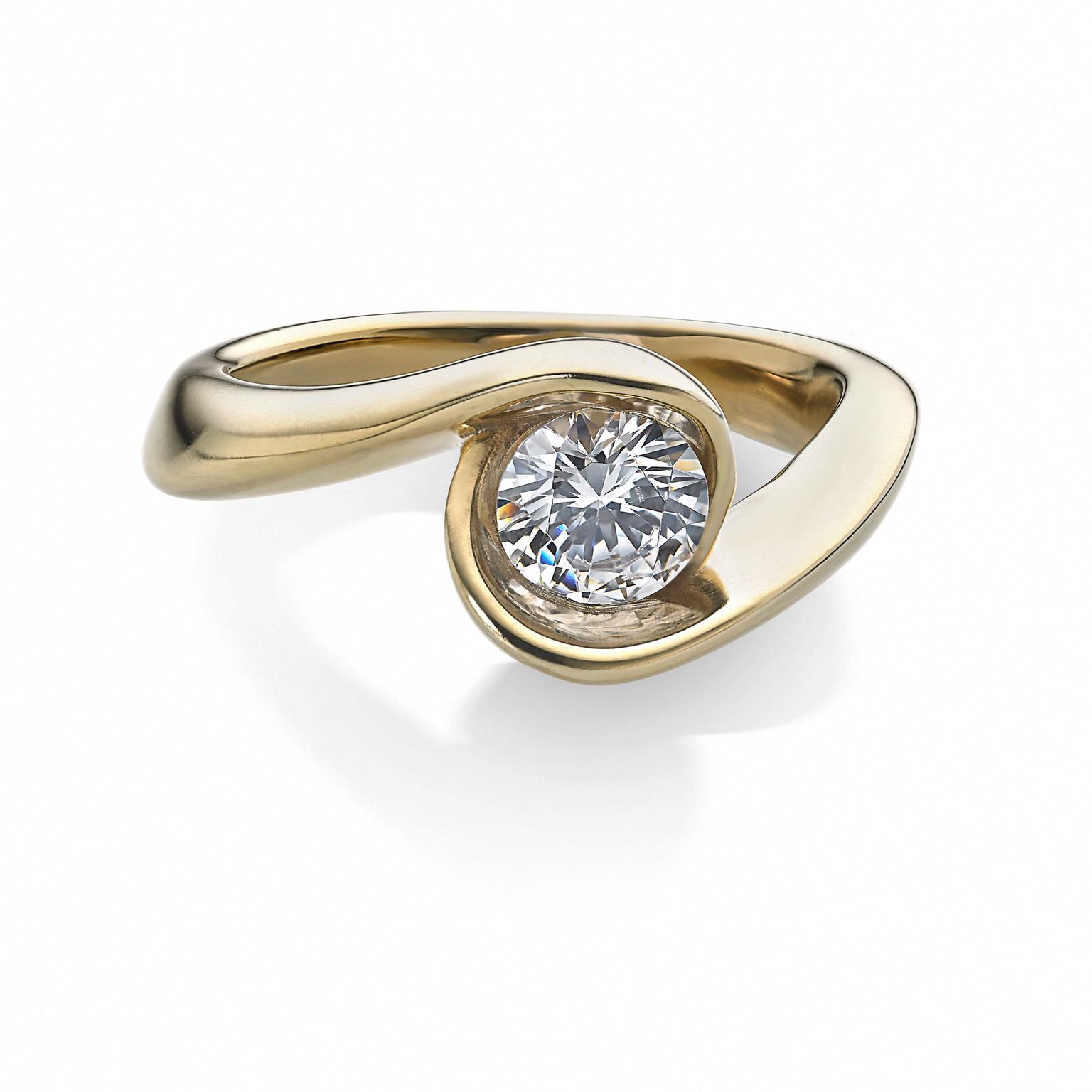 Arctic Circle Diamonds crossover diamond ring 