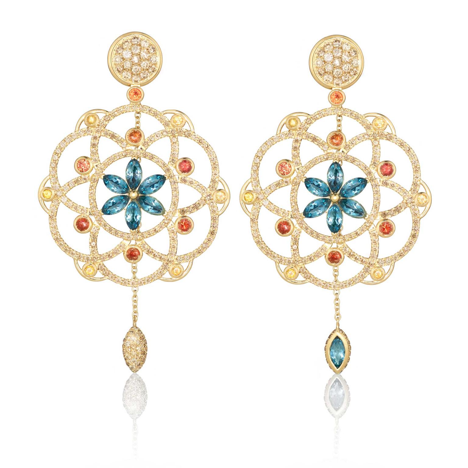 Lily Gabriella one of a kind Damali earrings