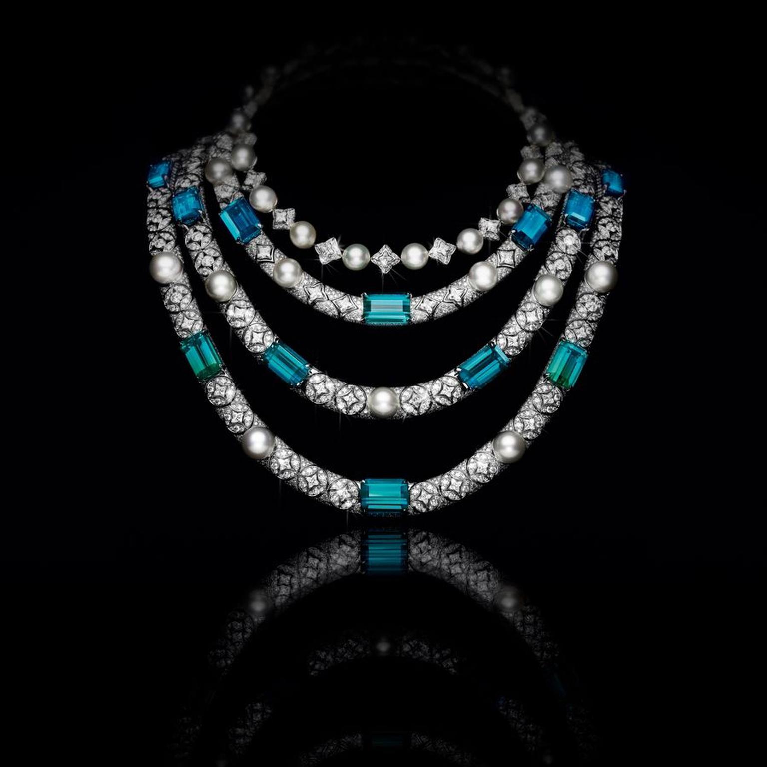 Virtuosity collection Florescence necklace by Louis Vuitton 