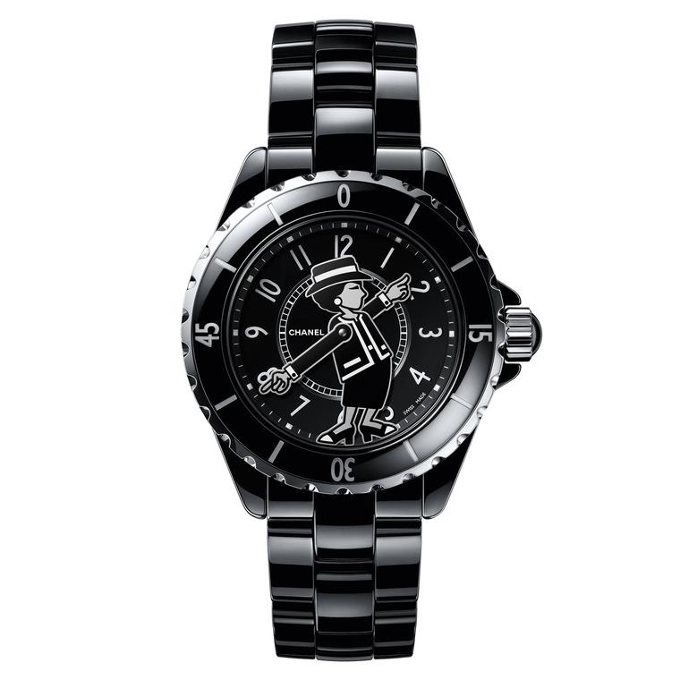 Chanel J12 Mademoiselle watch in black