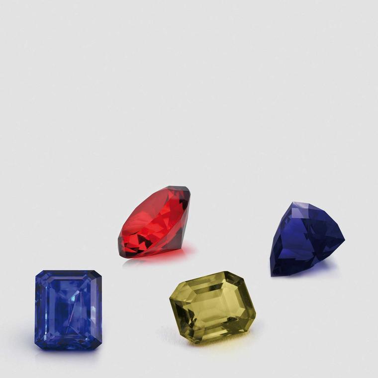 Coloured gemstones from the David Jerome Collection