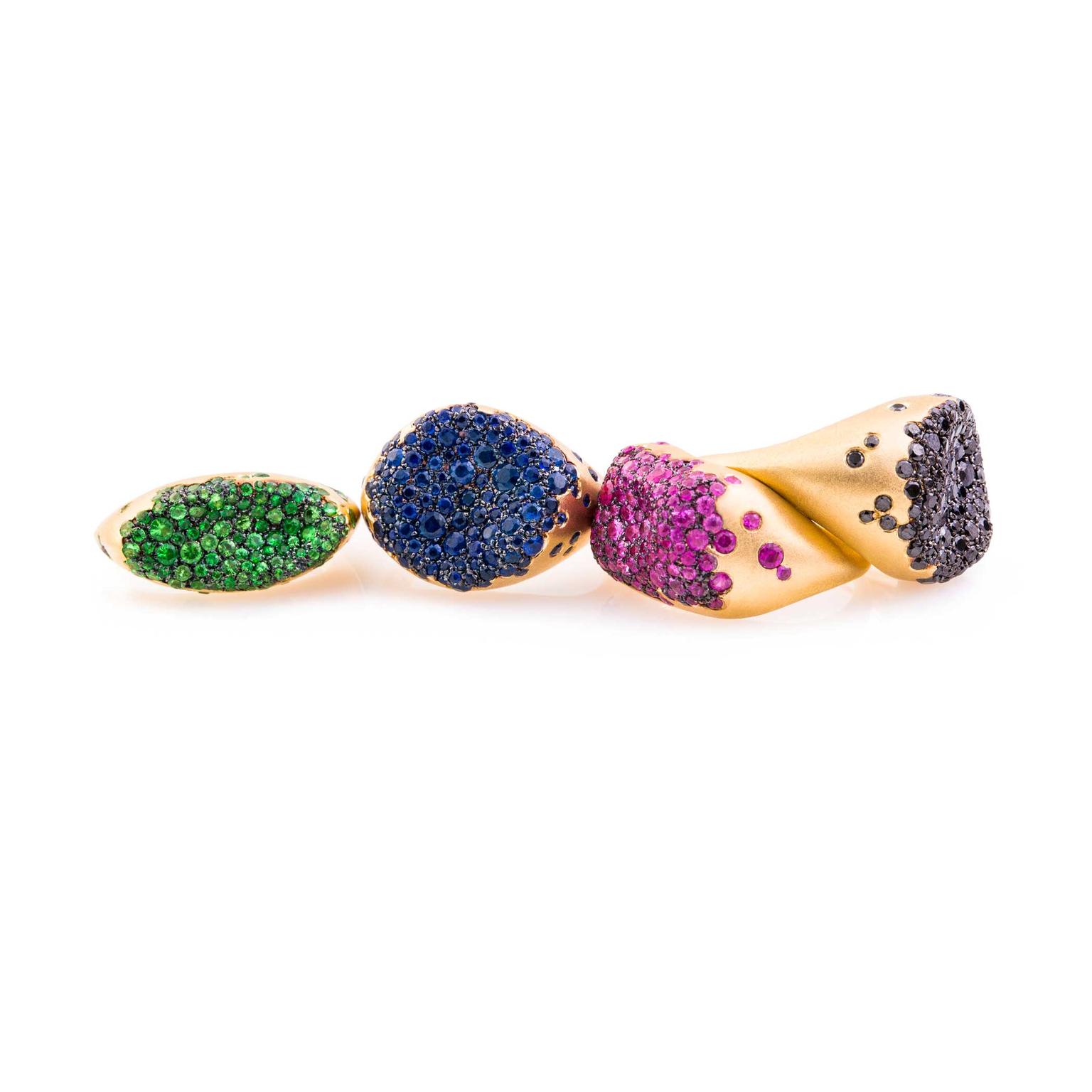 Nada G Baby Malak Caviar and Bonbon ring