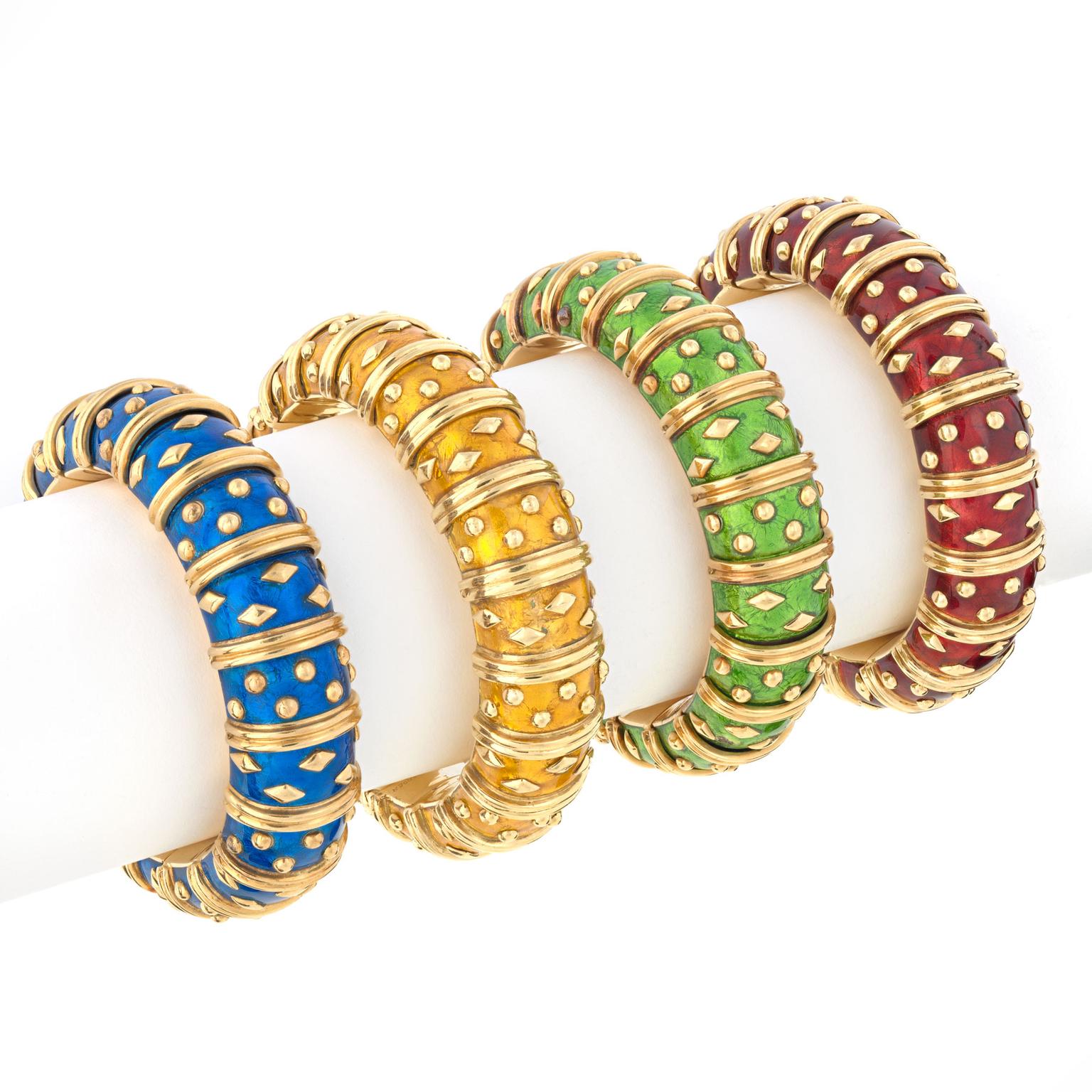 Jean Schlumberger Dot Losange bracelets for Tiffany & Co.