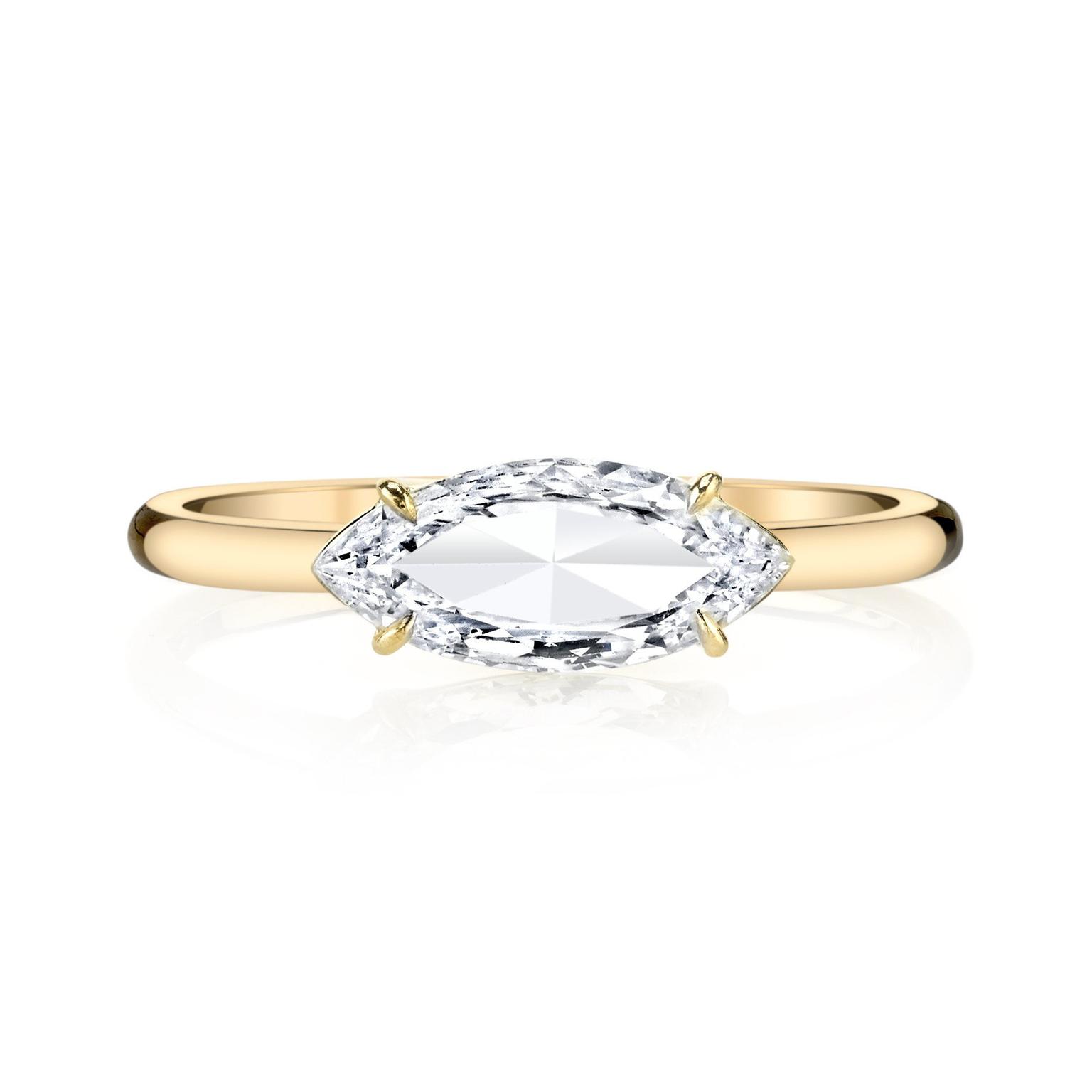 Anita Ko marquise diamond engagement ring