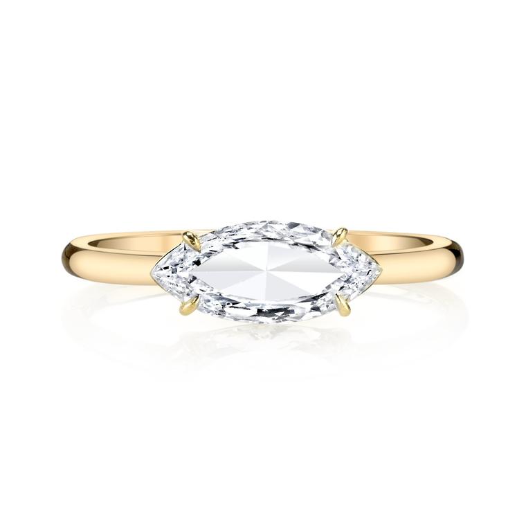 Anita Ko marquise diamond engagement ring