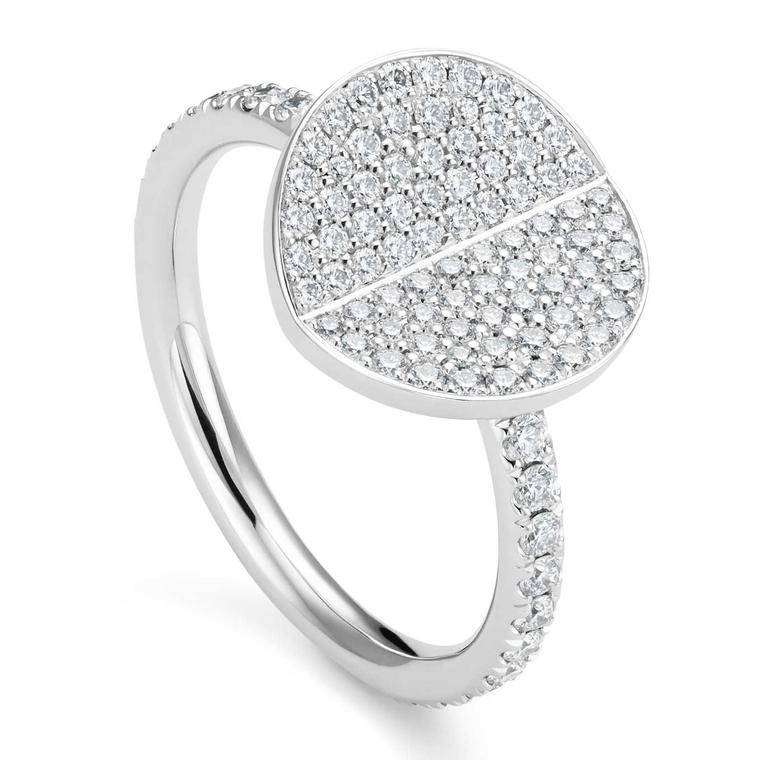 Bucherer B Dimension ring with diamonds in white gold Price £2600