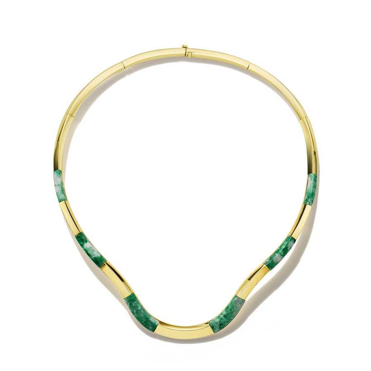 DYNE Verdant Reverie necklace white background