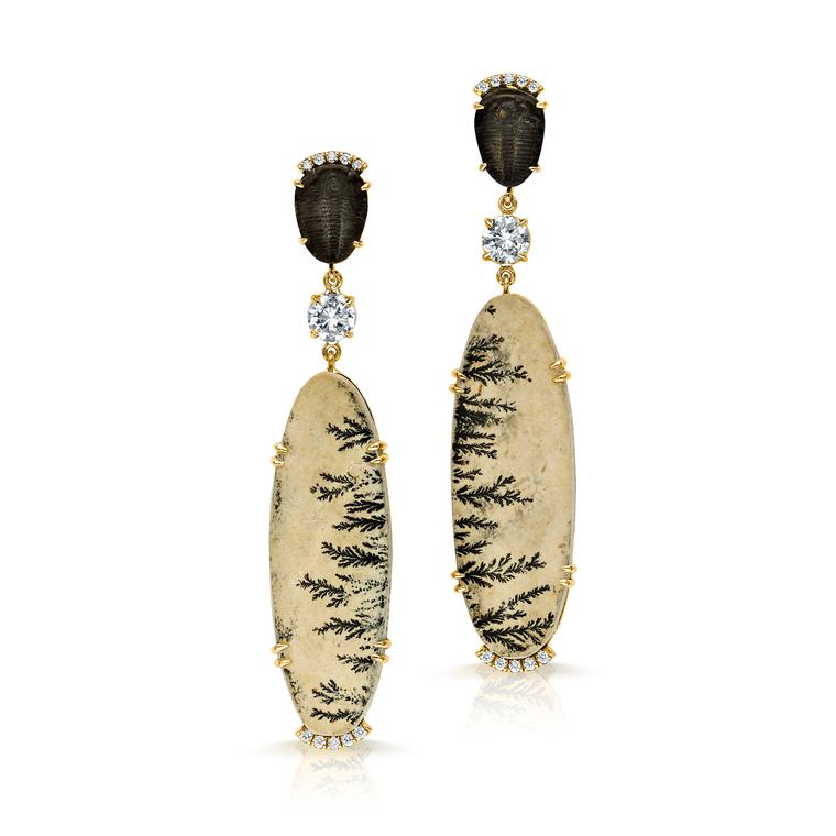 Pamela Huizenga agate earrings