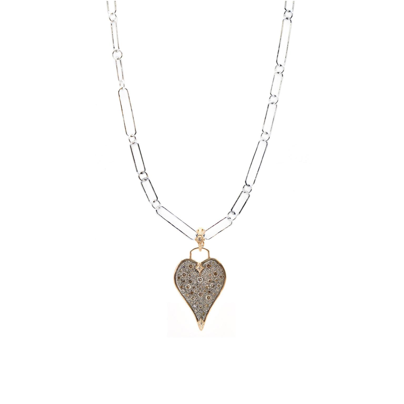 Paperclip diamond necklace by Armenta