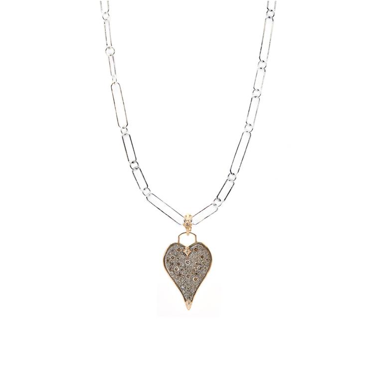 Paperclip diamond necklace by Armenta