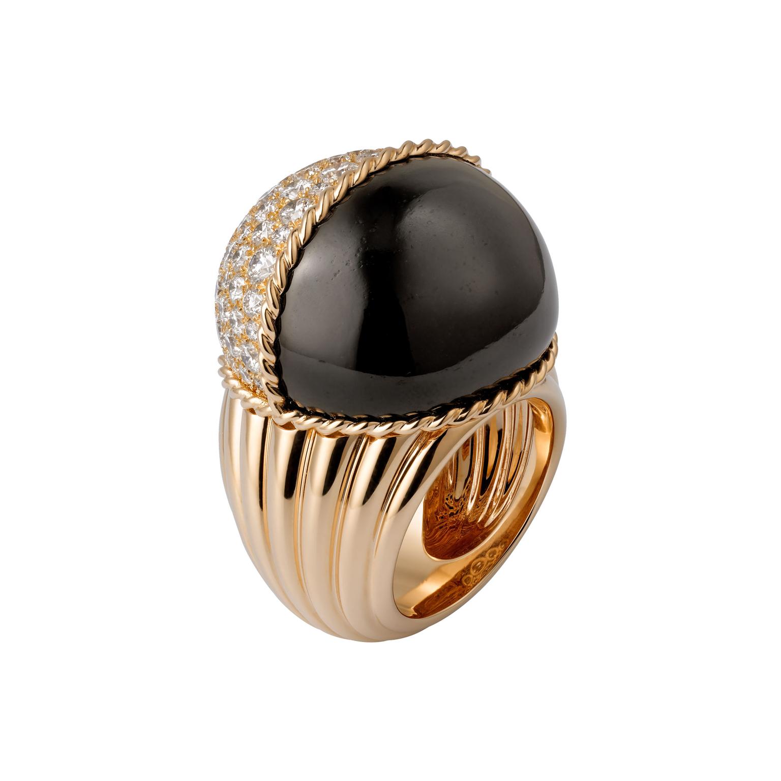 Cartier Paris Nouvelle Vague black jade ring