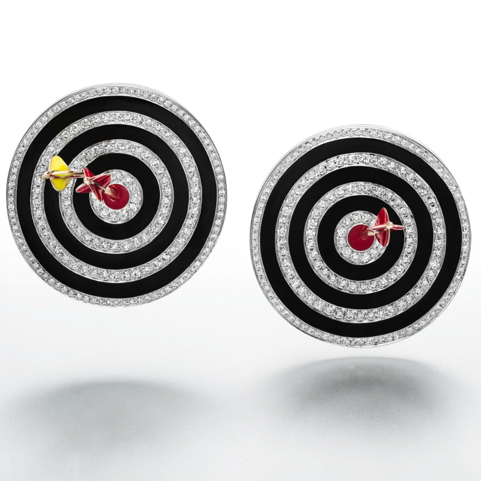 Suzanne Syz Hit the Bullseye earrings