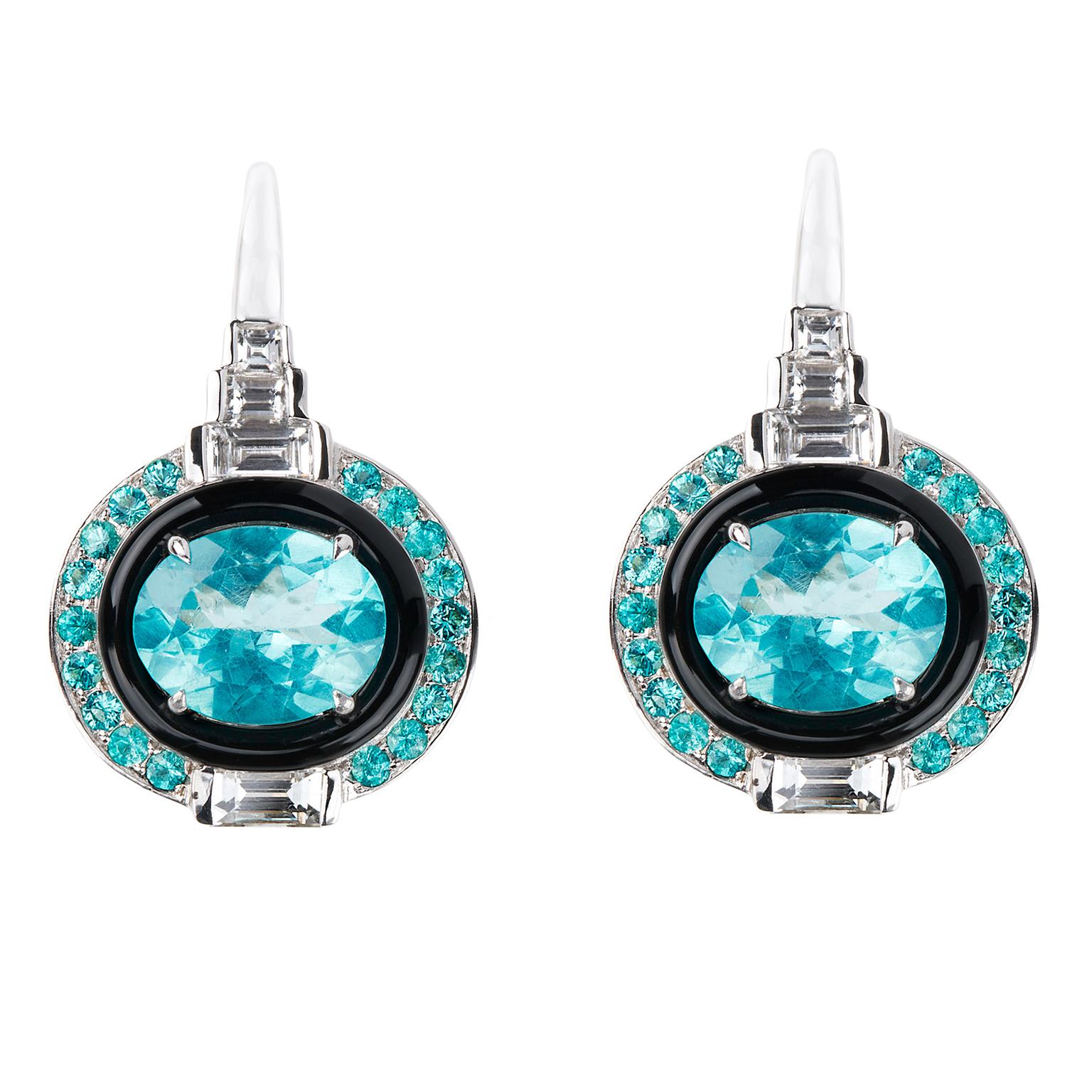 Nikos Koulis Yesterday Collection apatite earrings