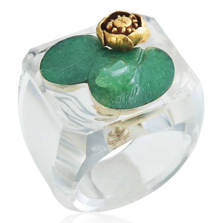 Christies auction Lot 84 rock crystal ring by R. Lemoine