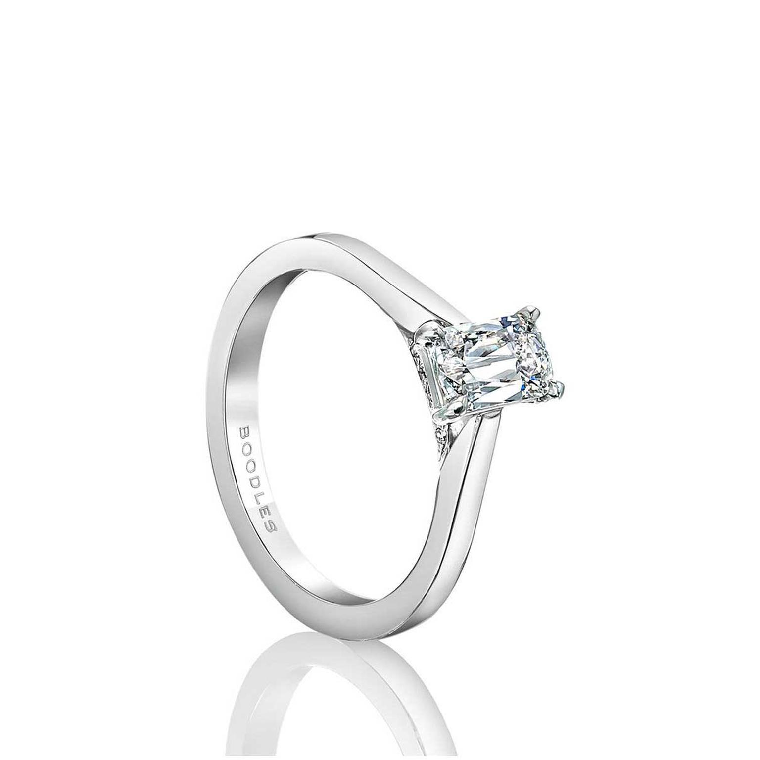 Boodles Harmony Ashoka diamond ring