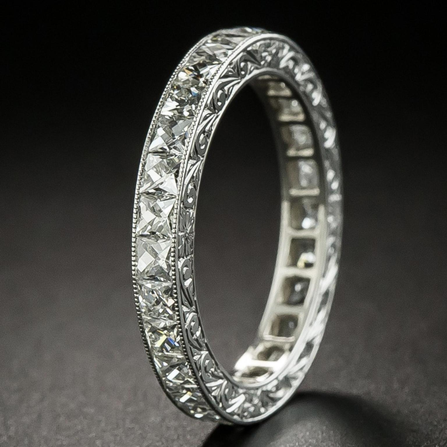 Eternity Wedding bands sold by Lang Antiques