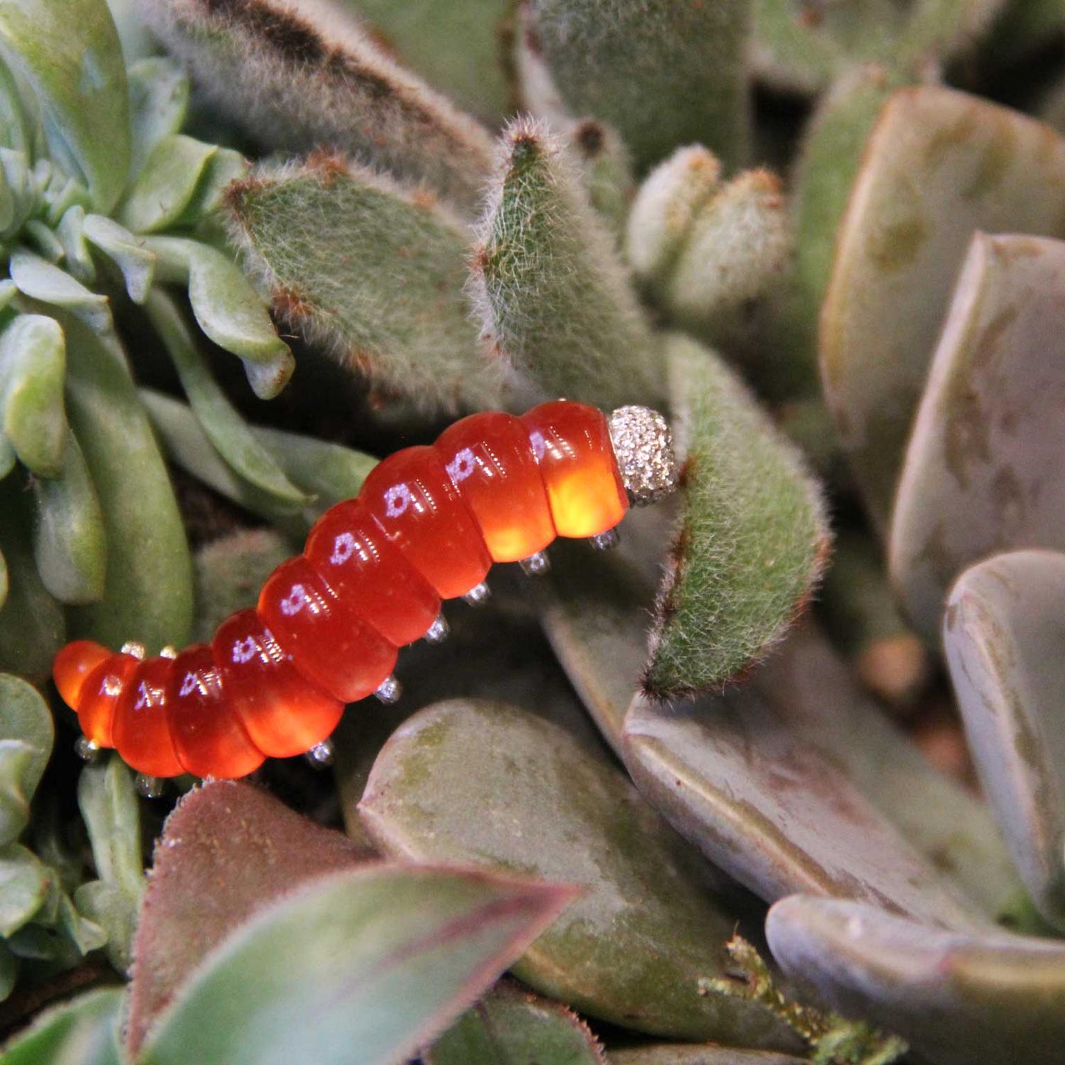 Caterpillar brooch online