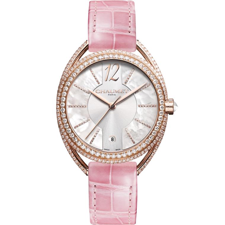 Chaumet Liens Lumière watch in rose gold with diamonds