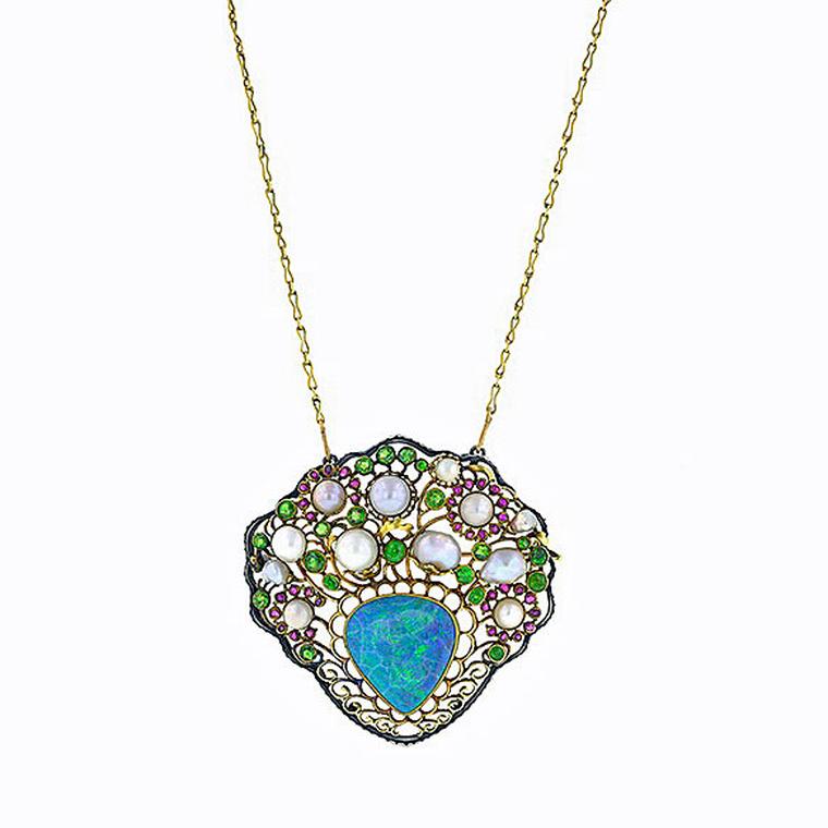 Doyle & Doyle Rothmuller opal pendant necklace