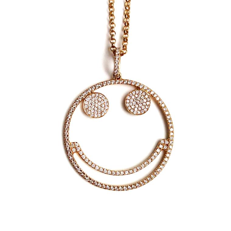 Rosa de la Cruz Smile diamond necklace 
