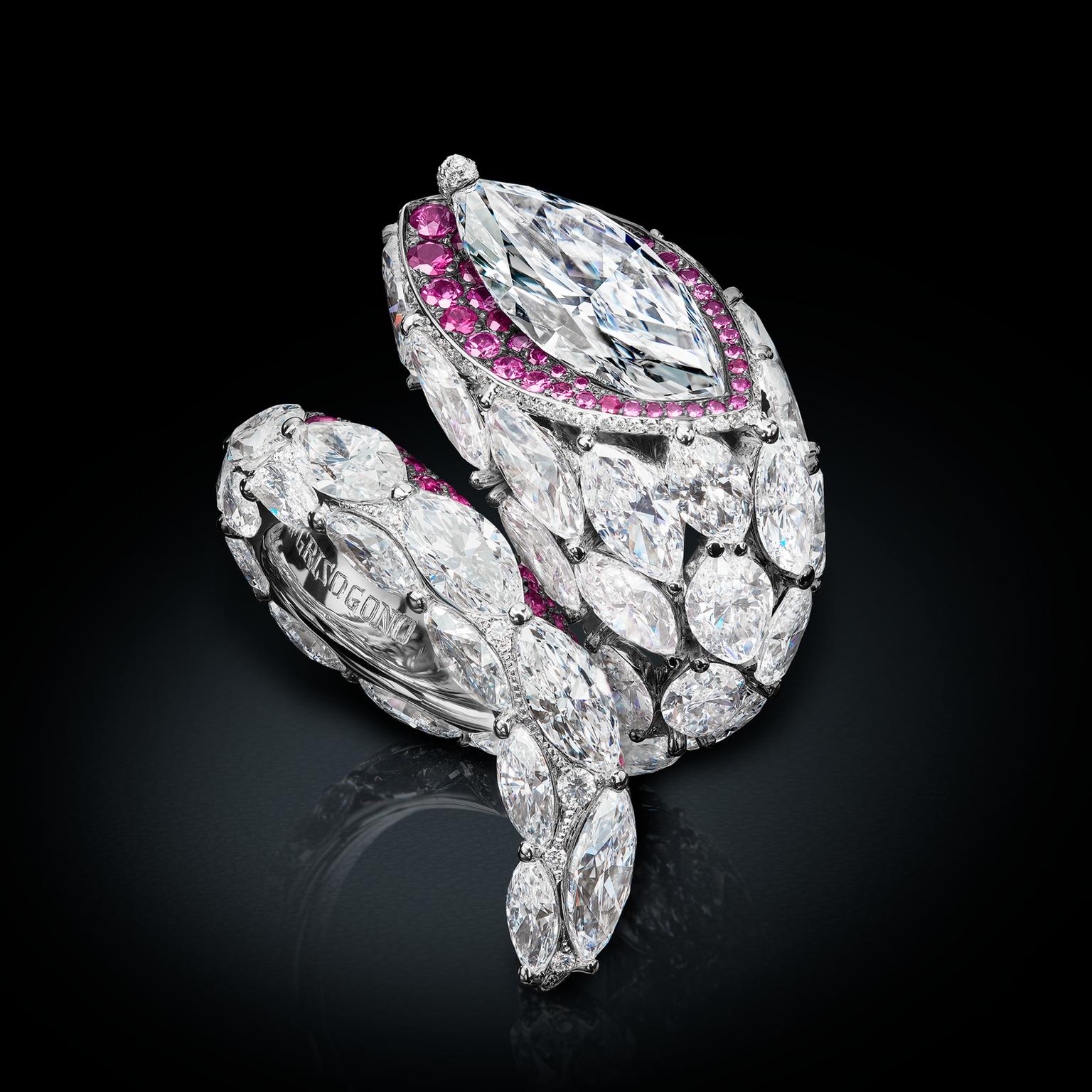 de GRISOGONO Love on the Rocks diamond ring